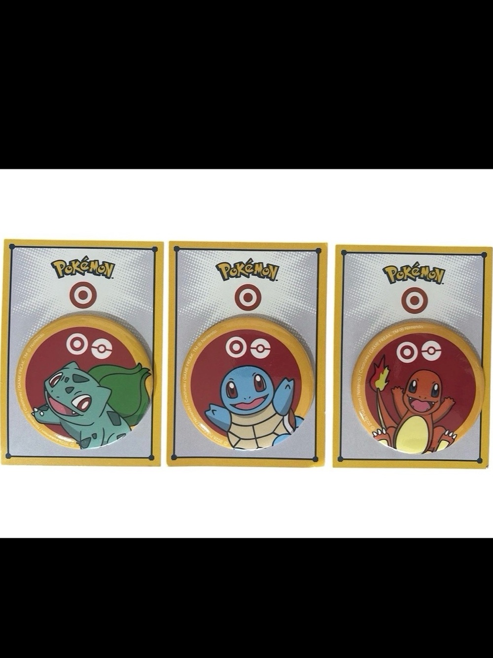 Target x Pokemon Limited Edition Pins Complete Set Of 3